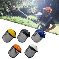 Garden Forestry Face Shield, Cap Protector, Mesh Visor, Multipurpose Face Shield