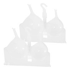 2 Pcs Bra Display Mannequin Plastic Hanging Model For Women Underwear