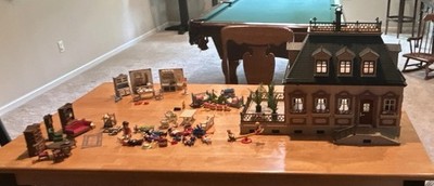 Playmobile Victorian Dollhouse 5305 and furniture accessories