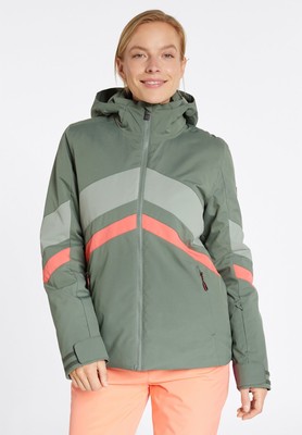 Ziener Telia Damen Skijacke green mud funktionell wattiert Gr. 38 UVP 239,99 