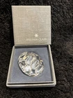 Steuben turtle crystal art glass figurine paperweight hand cooler