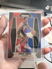 2017-18 Panini Prizm Josh Hart Red White Blue Rookie RC Basketball Card. rookie card picture