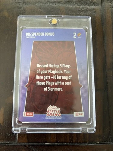 2026 Bo Jackson Battle Arena Play Card #BPL-19 Big Bonus 1st Edition SP Foil