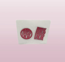 MISS DIOR PIN RED SILVER LOGO NEW