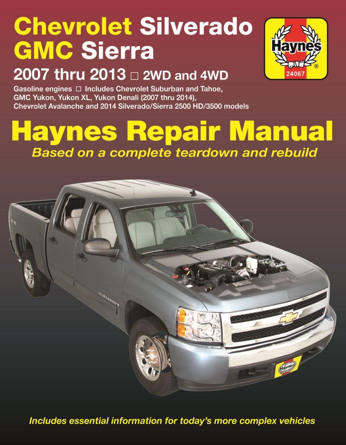 Revue Technique Chevrolet Silverado 2007-2013 en Anglais - Manuel Atelier État Neuf