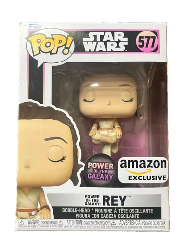 Funko Pop! Vinyl: Star Wars - Power Of The Galaxy: Rey - Amazon (Exclusive) #577