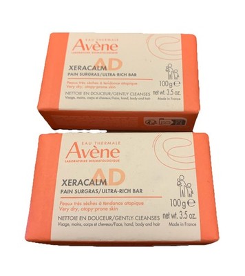 (2) Avène XeraCalm AD Ultra-Rich  Soap Free Cleansing Bar Ultra Rich 3.5 oz VIEW