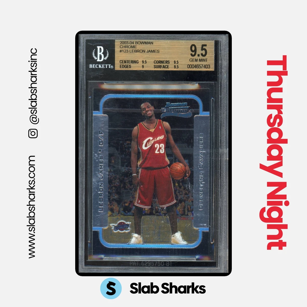 NBA カード Lebron James  Silver  BGS 9.5 Rookie LeBron James Beckett BGS 9.5 Grade Basketball Trading Cards