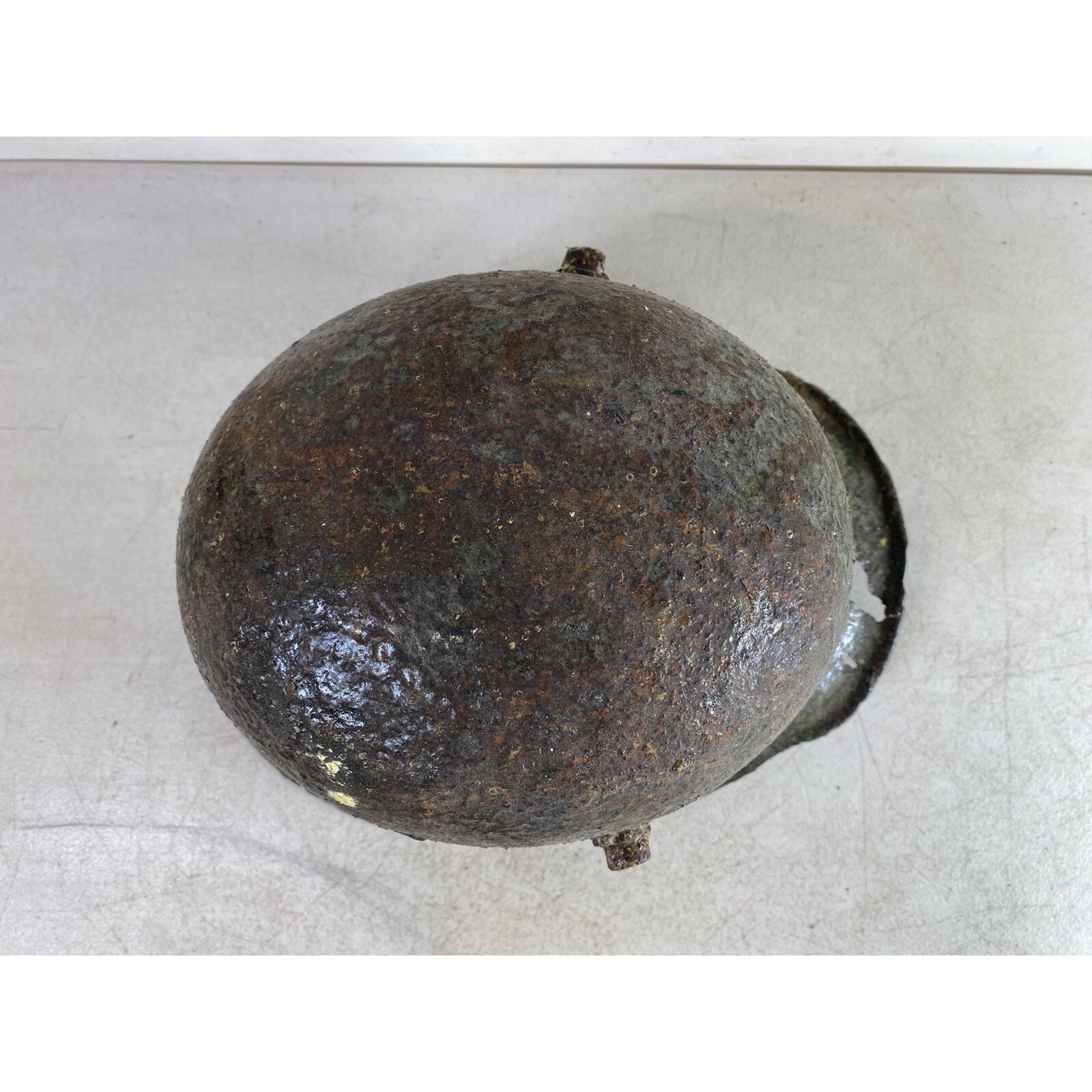 WW1 German Germany shell Helmet No Seam Fixed Bale 75S10