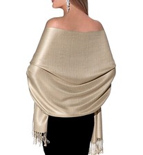 Pashmina Shawls and Wraps for Evening Dresses, Large Soft Pashmina Wedding Be...