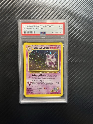Sabrina's Gengar (Unlimited) graded PSA 7 for sale on eBay