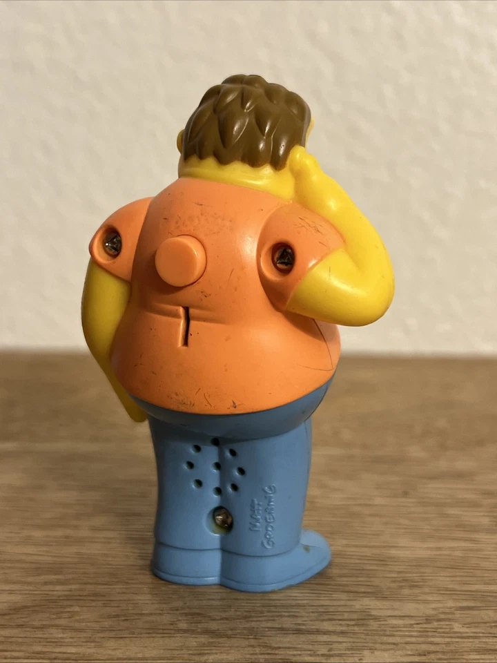 "Figura de acción de juguete de plástico de Los Simpson Barney Gumble Burger King 3,75"" - sin sonido" Foto 4 de 4