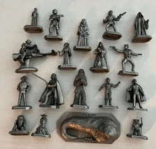 Star Wars Rawcliffe Fine Pewter Figures. (18 figures)  Mfg 1994-1999