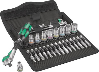Wera 8100 SA Zyklop Speed Steckschlüsselsatz metrisch 1/4'' (6.3 mm) 28teilig