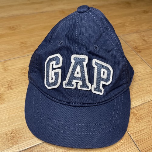 Baby Gap YOUTH Infant Toddler Cotton Navy Stretch Dad Hat Retro XS/S Kids NICE