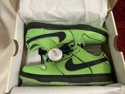  The Powerpuff Girls Nike SB PS Dunk Low Pro QS Buttercup (Kid s) FZ8832-300