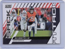 2025 Score Nik Bonitto Sack Attack #1 Denver Broncos