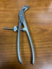 Verbrugge Bone Holding Forceps with Screw Lock, Stainless Steel, 8" overall