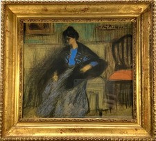 PABLO PICASSO Femme au Chale - Rare Ltd Ed Lithograph & Pochoir Portrait Picture