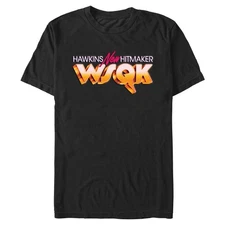 Men's Stranger Things Hawkins Hitmaker WSQK Logo T-Shirt