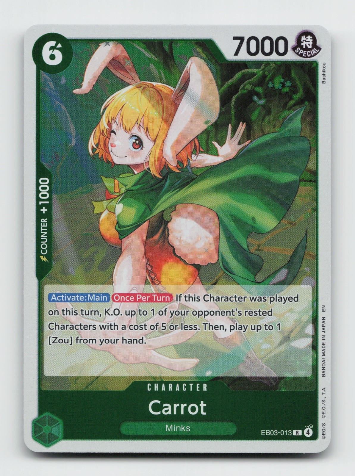 Carrot R Extra Booster: One Piece Heroines Edition EB03-013 NMFoil