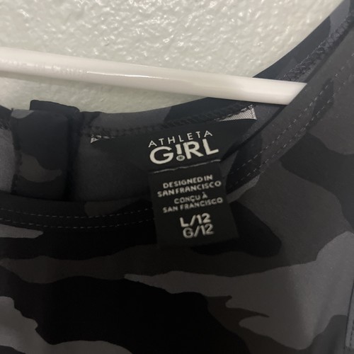 Girl’s Athleta Girl ‘On The Go’ Camo 1pc Romper Size L/12 - Picture 4 of 10
