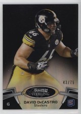 2012 Bowman Sterling Black Refractor /75 David DeCastro #17 4f5