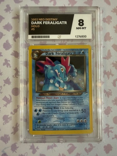 Dark Feraligatr (Unlimited) graded ACE 8 for sale on eBay