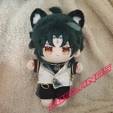 20cm Genshin Impact Xiao Dress up Plush Doll Anime Stuffed Cosplay Toys Gift