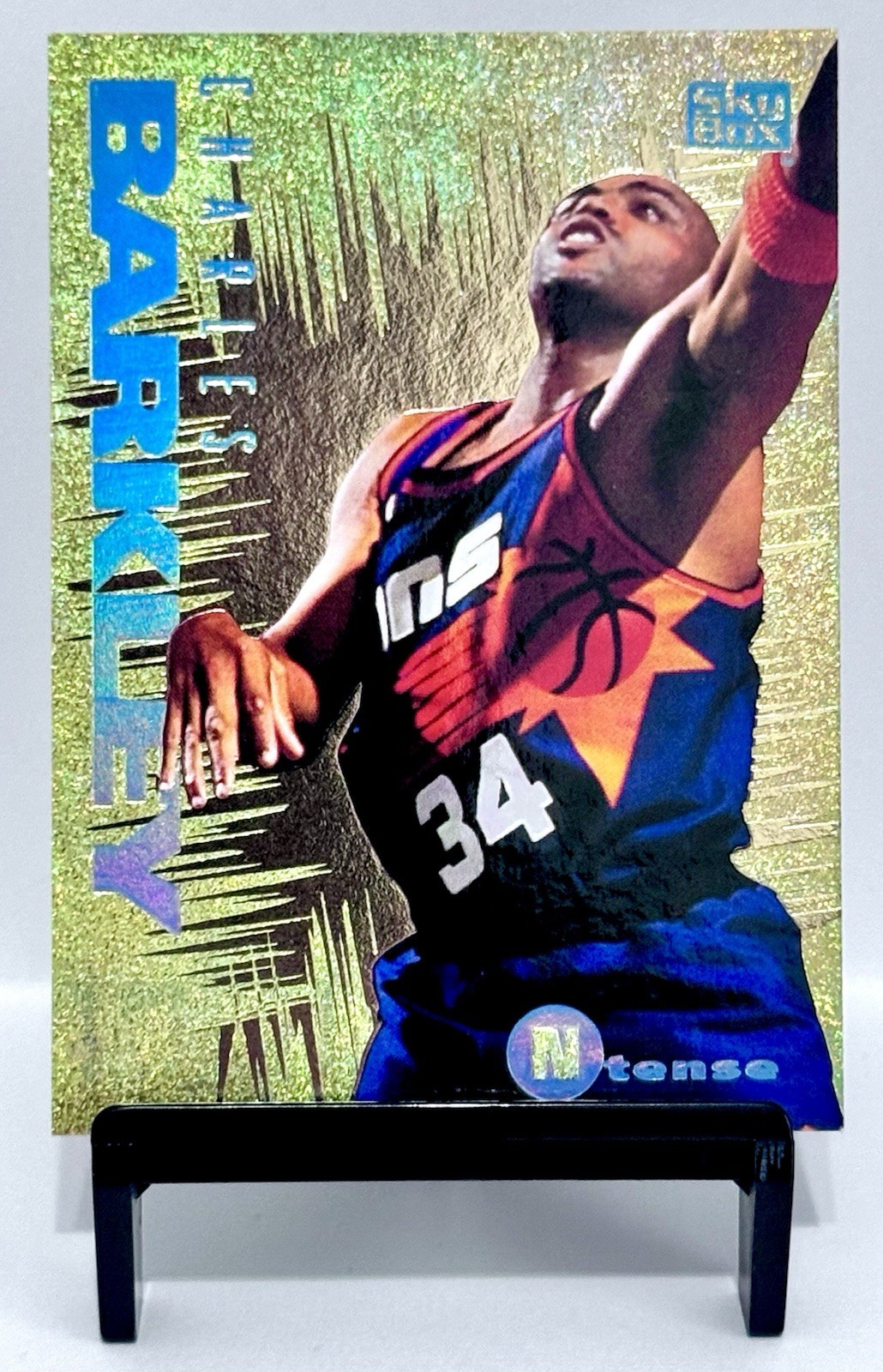 1994-95 SkyBox E-Motion Charles Barkley Motion N-Tense Rare #1 Of 10 Suns