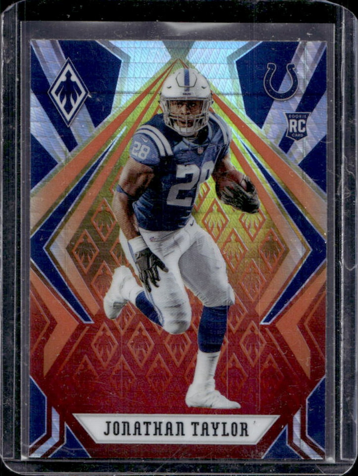 2020 Phoenix Jonathan Taylor RC Fire Burst Rookie #118 Colts