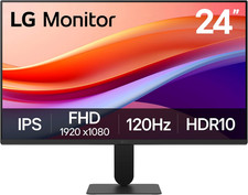 24-Inch Full HD IPS Monitor, 120Hz, HDR10, Slim Stand, HDMI, Black