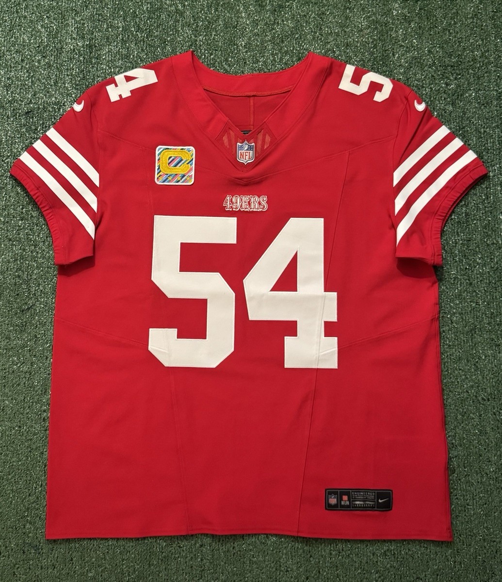 Fred Warner San Francisco 49ers Red Nike Vapor F.U.S.E. Elite
