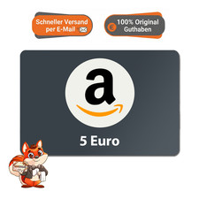 Amazon 5&euro; Euro Digitaler Guthaben Code Gift Geschenk Gutscheincode via E-Mail