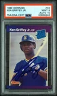 1989 Donruss Rookie Autograph PSA 9 Authentic Ken Griffey Jr Mariners SP CT2