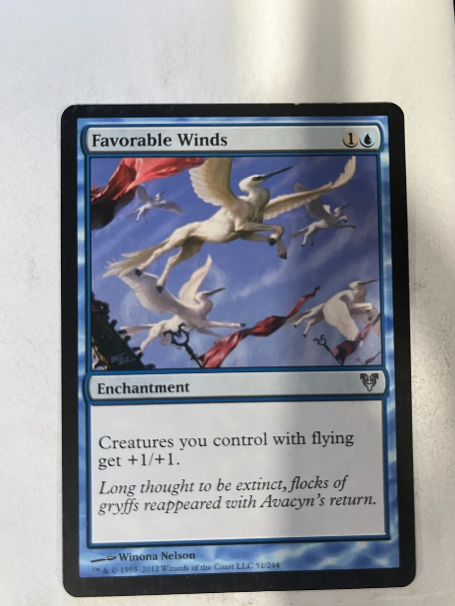 Favorable Winds - Avacyn Restored - Magic the Gathering MTG Nice