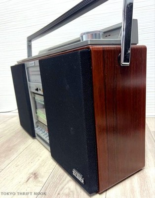 [Vintage 1979] Sony CFS-V8 ZILBA'P New Age 3-Way Stereo Boombox Wood Cabinet