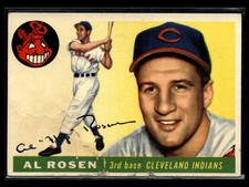 1955 Topps Al Rosen #70 Cleveland Indians Low Grade Filler VC872