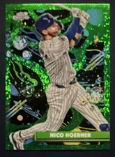 Topps Cosmic Nico Hoerner Green Dust /75 #57 Chicago Cubs MLB Baseball 2025