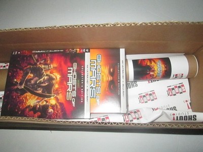 Ghosts of Mars Collector's Edition 4K UHD Blu-ray 2 Slipcovers & Poster