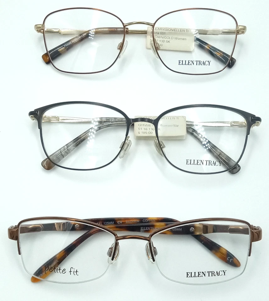 Gafas Ellen Tracy para mujer ELIGE TALLA/COLOR/MODELO/MARCO nuevas monturas de gafas Foto 3 de 3