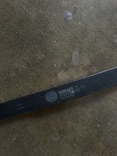 Versace V2 Leather Belt Spaced Vintage Size 38