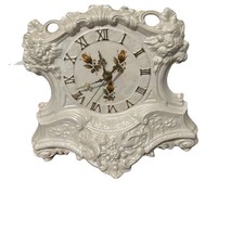 Clock Restoring: Arnel's Mantel Iridescent Ceramic Clock  with Gold Letters