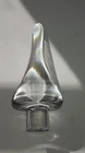 Vintage MCM Clear Glass Decanter Bottle Purfume Stopper ONLY Pilgrim Blenko Era