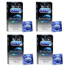 Durex Extra Time Condoms with Benzocaine 5 Delay Lubricant