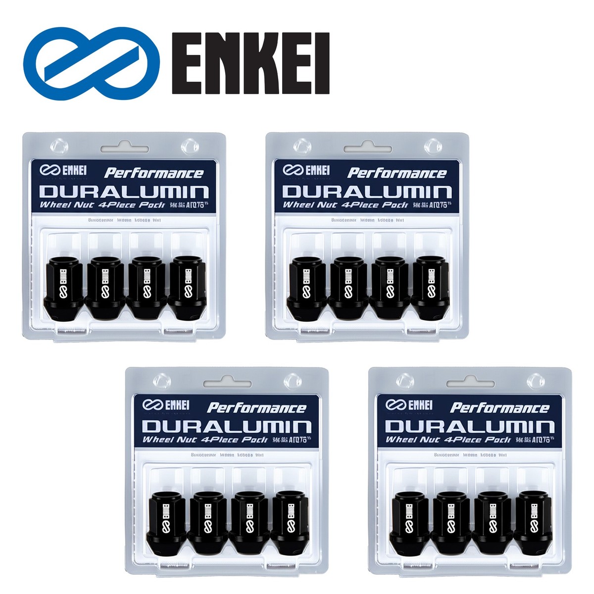 16pcs ENKEI Genuine Duralumin Wheel Lug Nut Set (No Lock) 19HEX