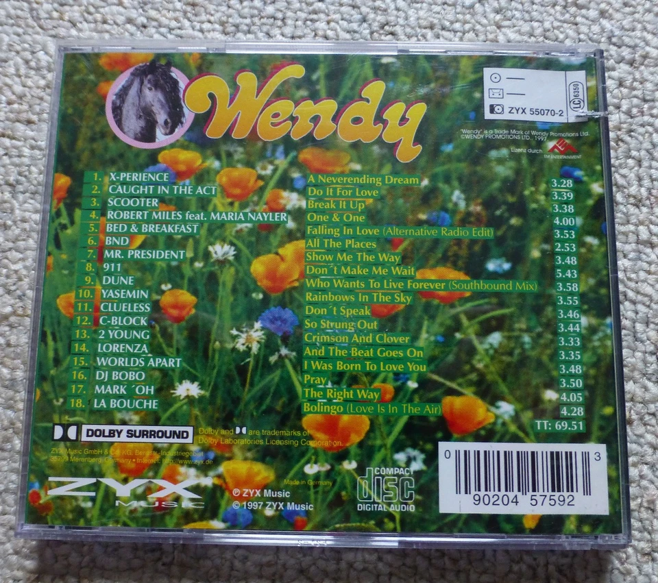 CD Wendy eine Welt zum Träumen 1997 - Bild 2 von 4