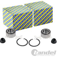 2X SNR RADLAGER-SATZ Vorne Passend FÜR CitroËN C1 Peugeot 107 108 Toyota Aygo