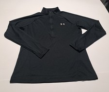 Under Armour Heatgear Women's Large Long Sleeves Mock Neck Quarter Zip Shirt