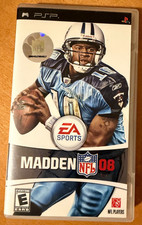 Madden NFL 08 Sony PSP UMD Tested Authentic Multiplayer Football EA Sports 2007